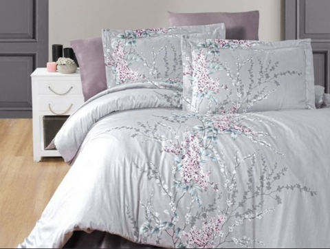 Комплект постільної білизни Satin Wisteria Lilac (Євро) PB-TR-ST0008-EV фото
